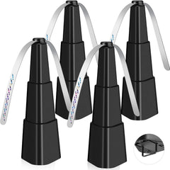 Fretech front view of four fans showing packaging and included units for quick setup