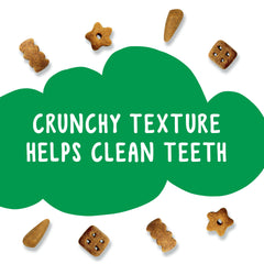 Friskies primer plano de textura crujiente que resalta masticación beneficiosa