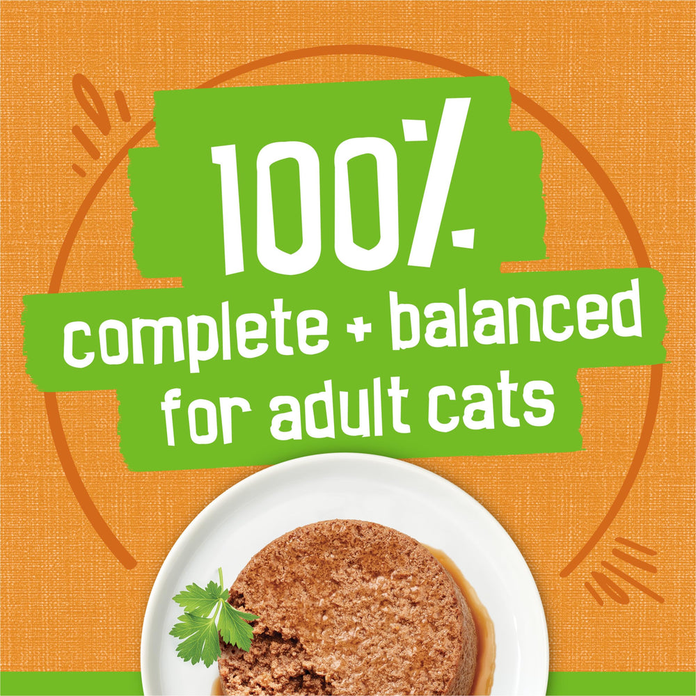 Friskies etiqueta con información nutricional que ayuda a decidir compra