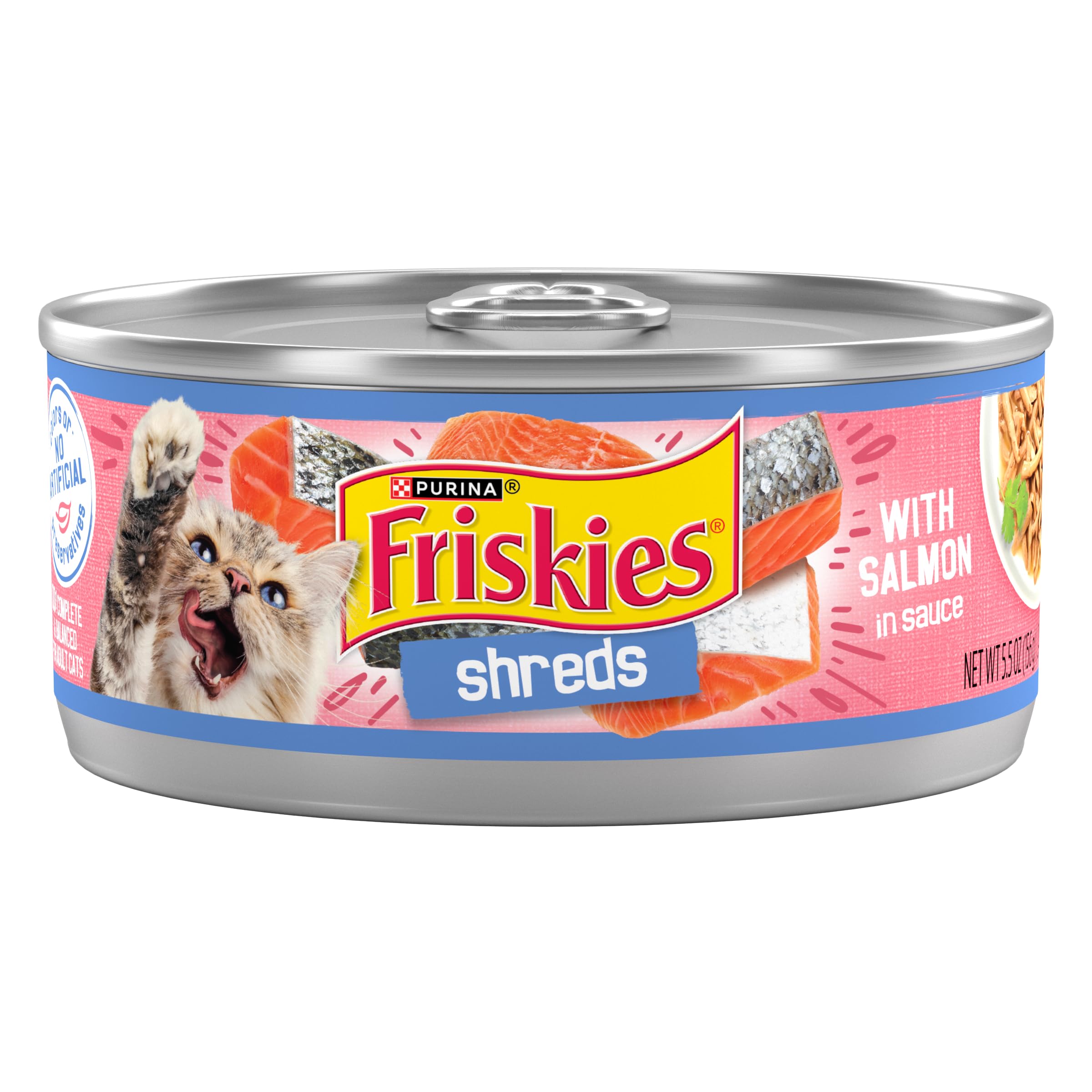 Friskies paquete frontal con 24 latas, práctico y económico