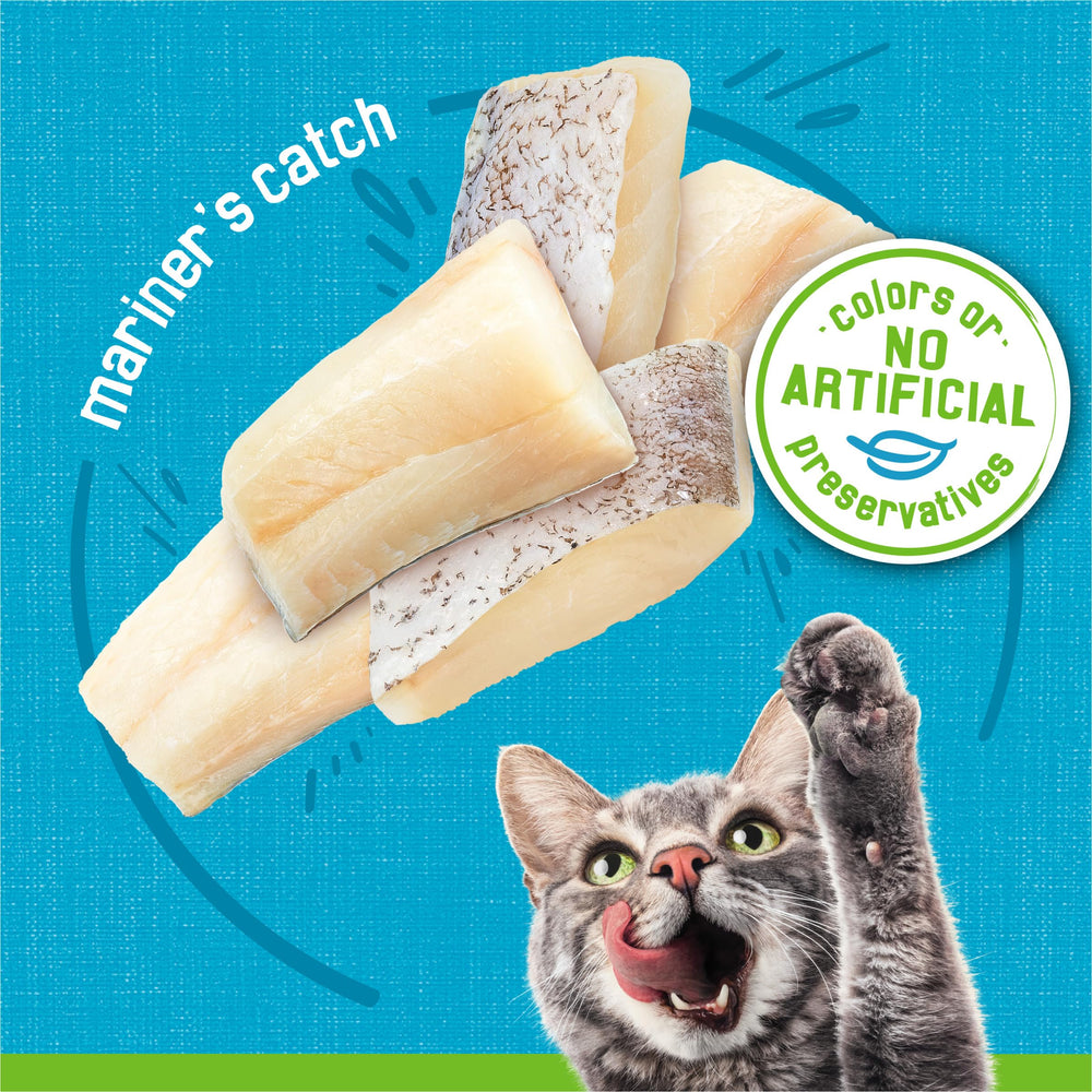 Friskies lata abierta con contenido que destaca aroma y aspecto apetitoso