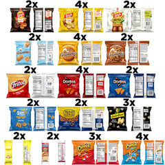 Frito Lay montaje de porciones listo para repartir en eventos