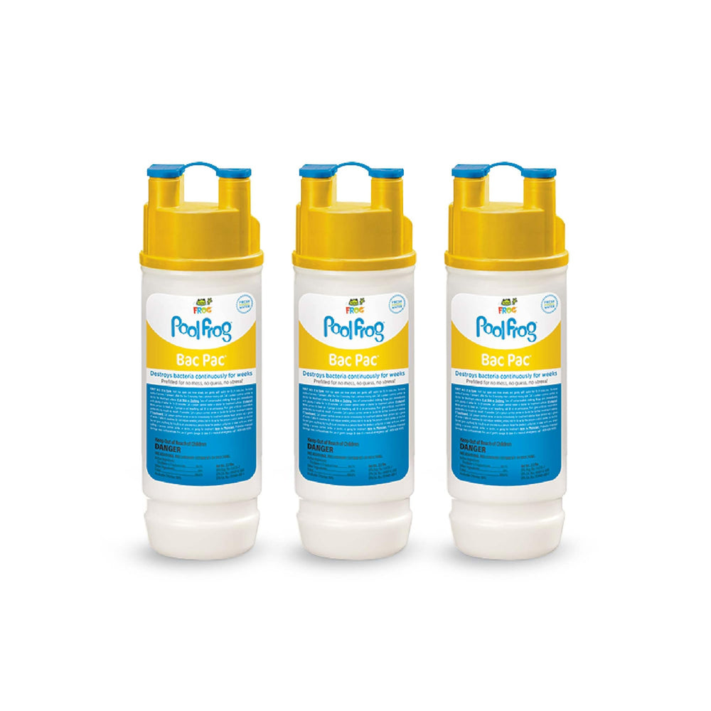 FROG front packaging showing prefilled Bac Pacs and quick install benefit