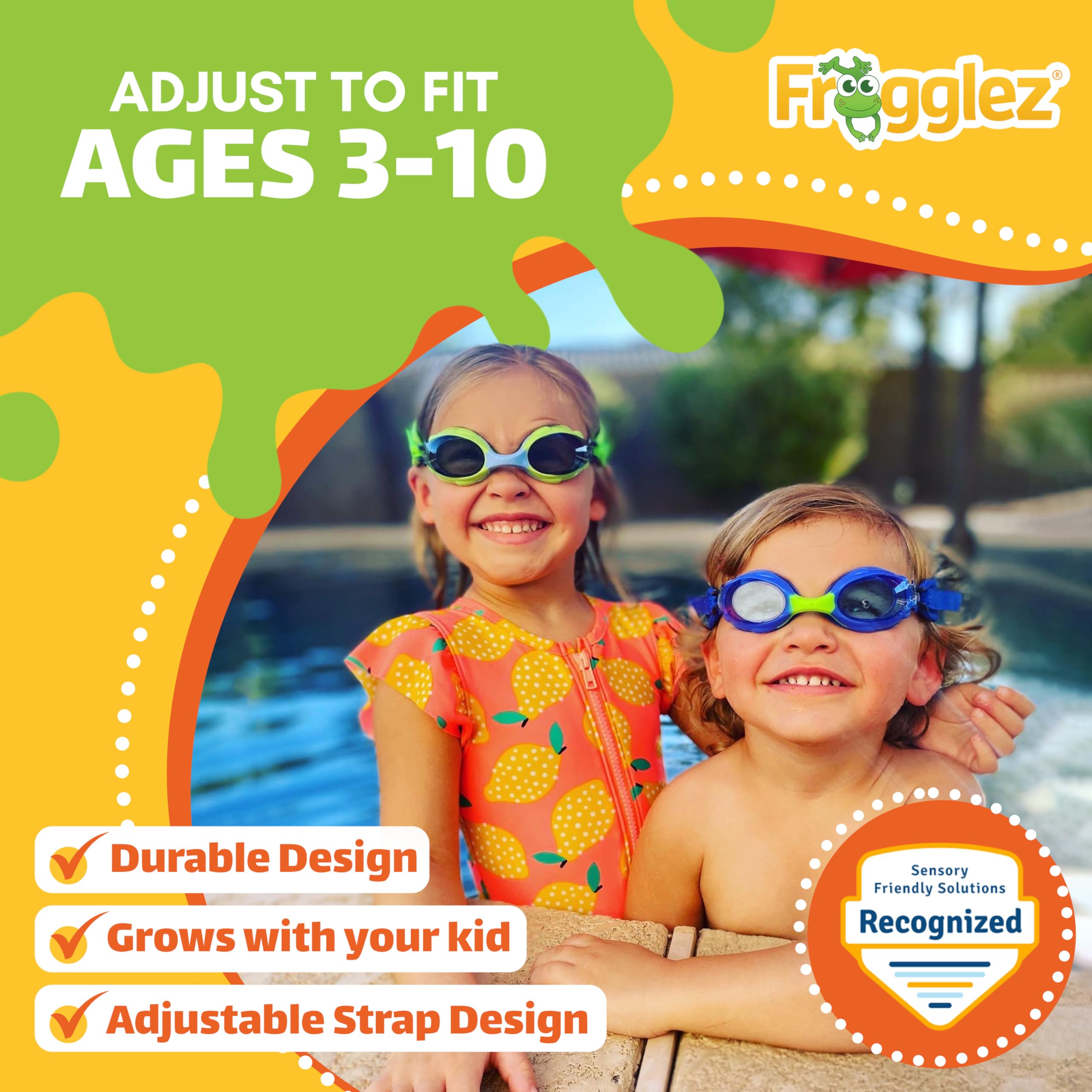 Frogglez silicone seal closeup demonstrating leak-resistant design