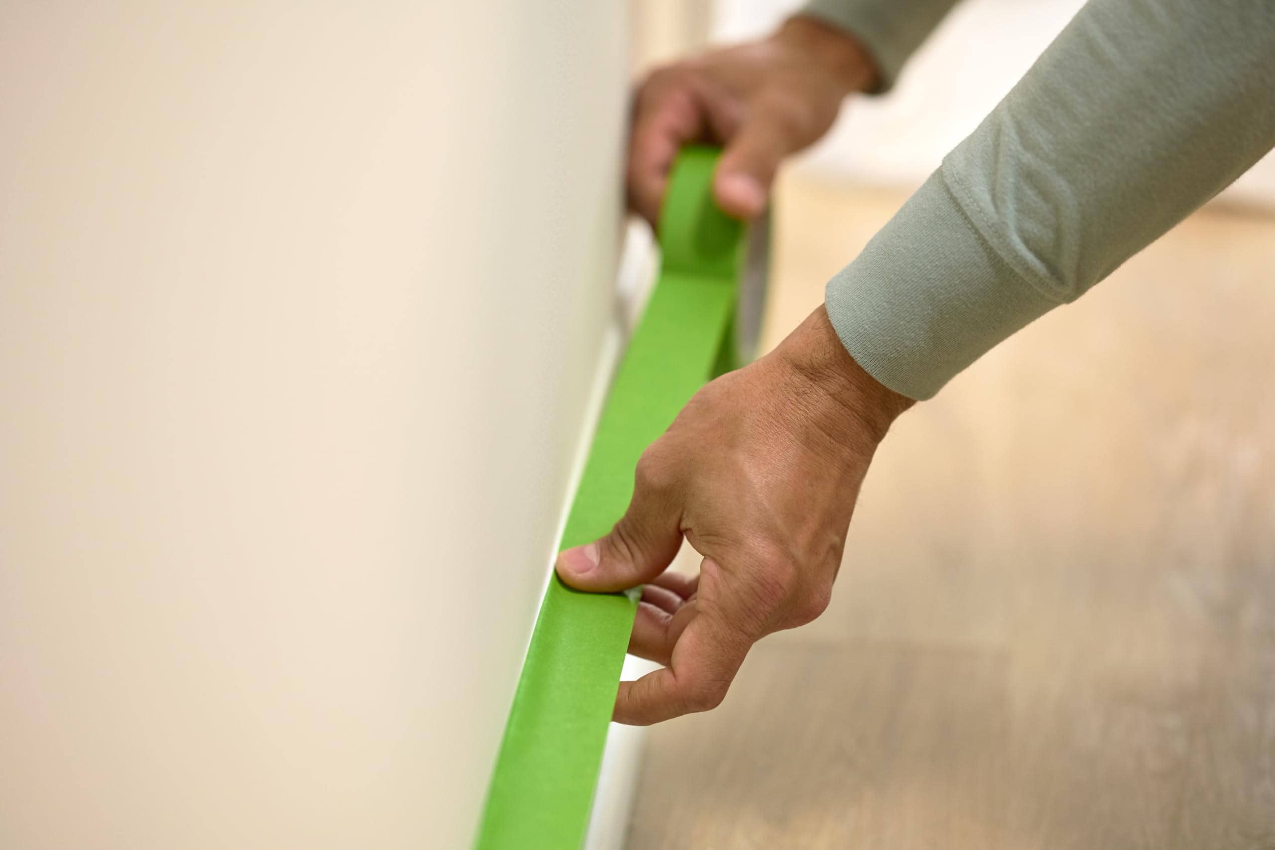 FrogTape comparación de escala mostrando 2 pulgadas para proyectos
