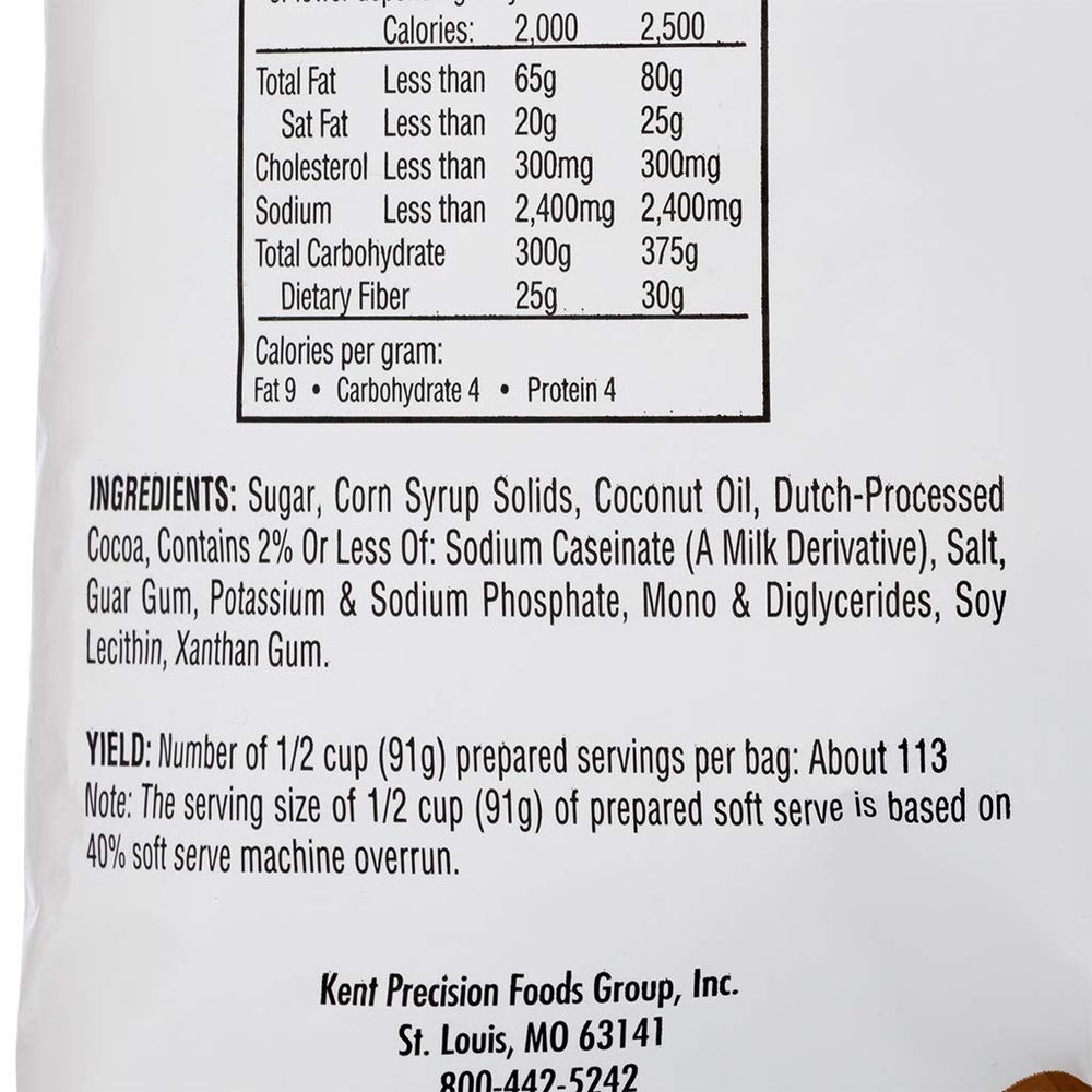 Frostline etiqueta Kosher y lista de ingredientes que ofrece transparencia y confianza