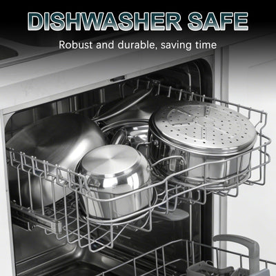 Fruikit cookware set displayed on kitchen counter illustrating complete meal preparation