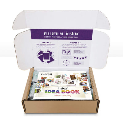 Fujifilm Instax Mini printed photos in lifestyle scene showing instant memories on display