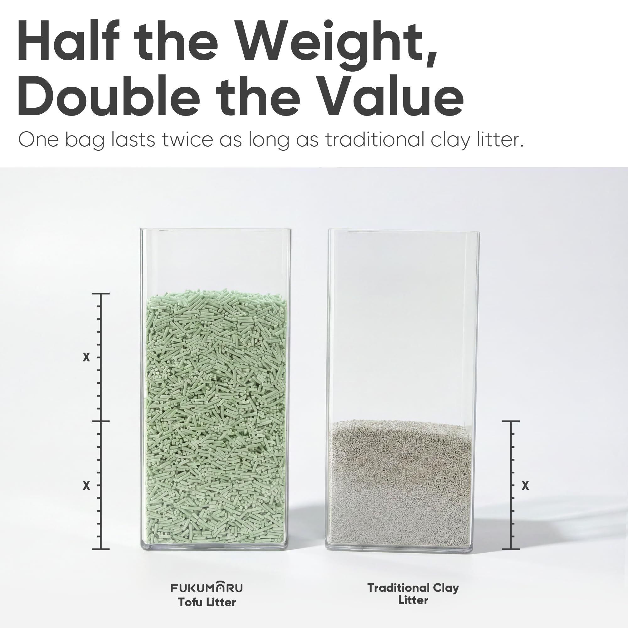 FUKUMARU green tea visual emphasizing light fresh scent benefit