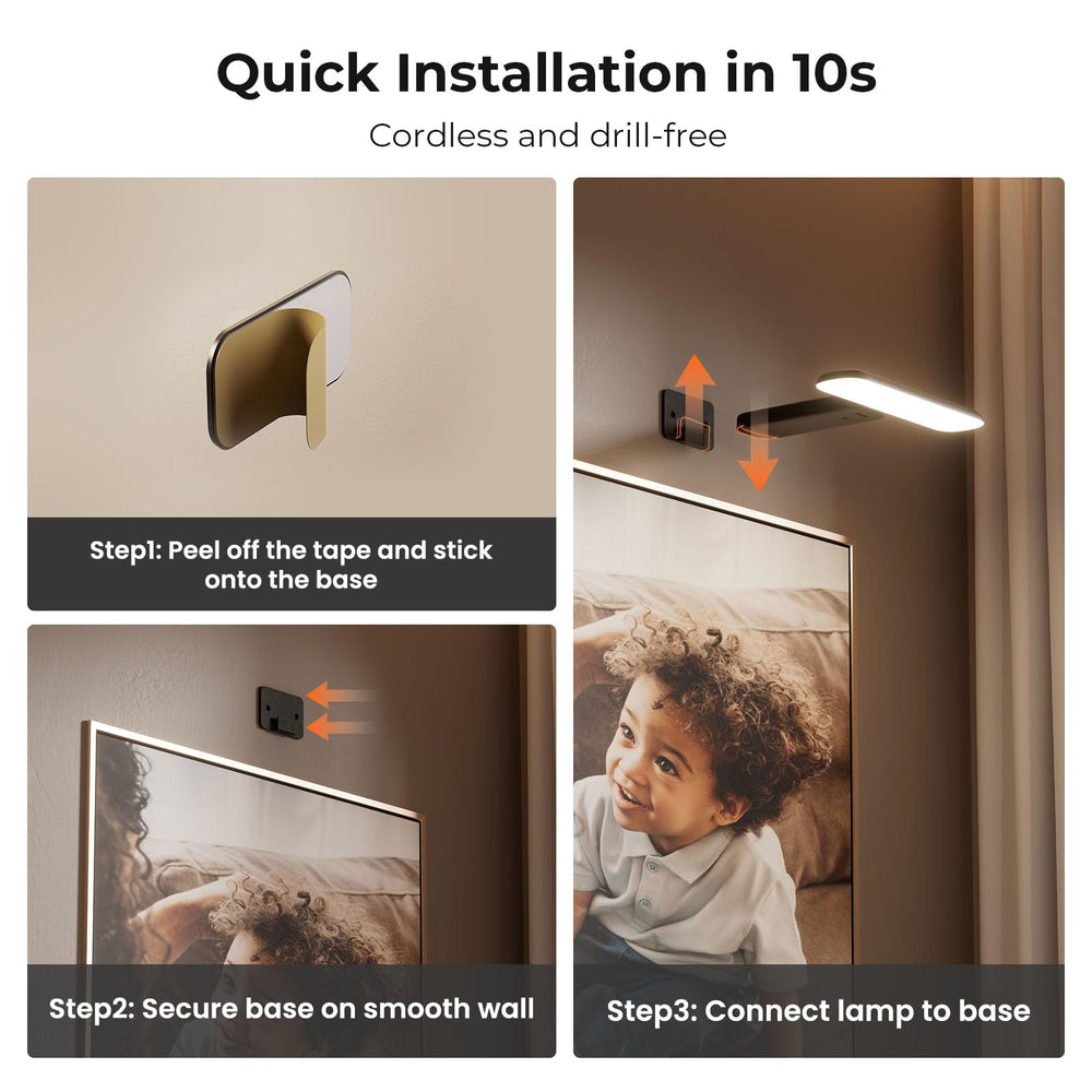 FULEN remote and controls showing easy color temperature and dimming