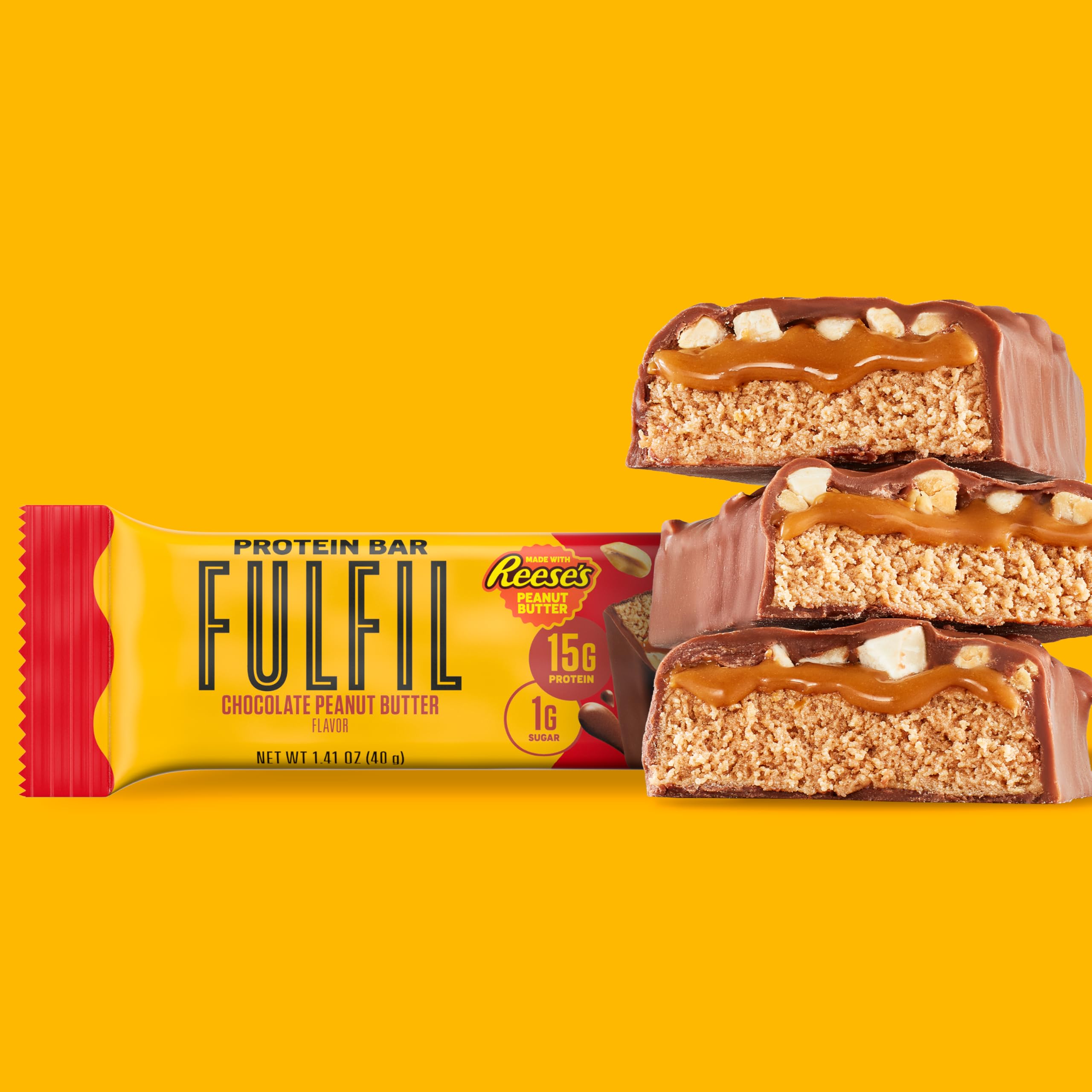 FULFIL Reese's barrita en mochila y escritorio para snack rápido y portátil