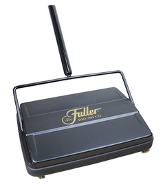 Fuller Brush front view showing compact body and 9-inch cleaning path for quick cleanups