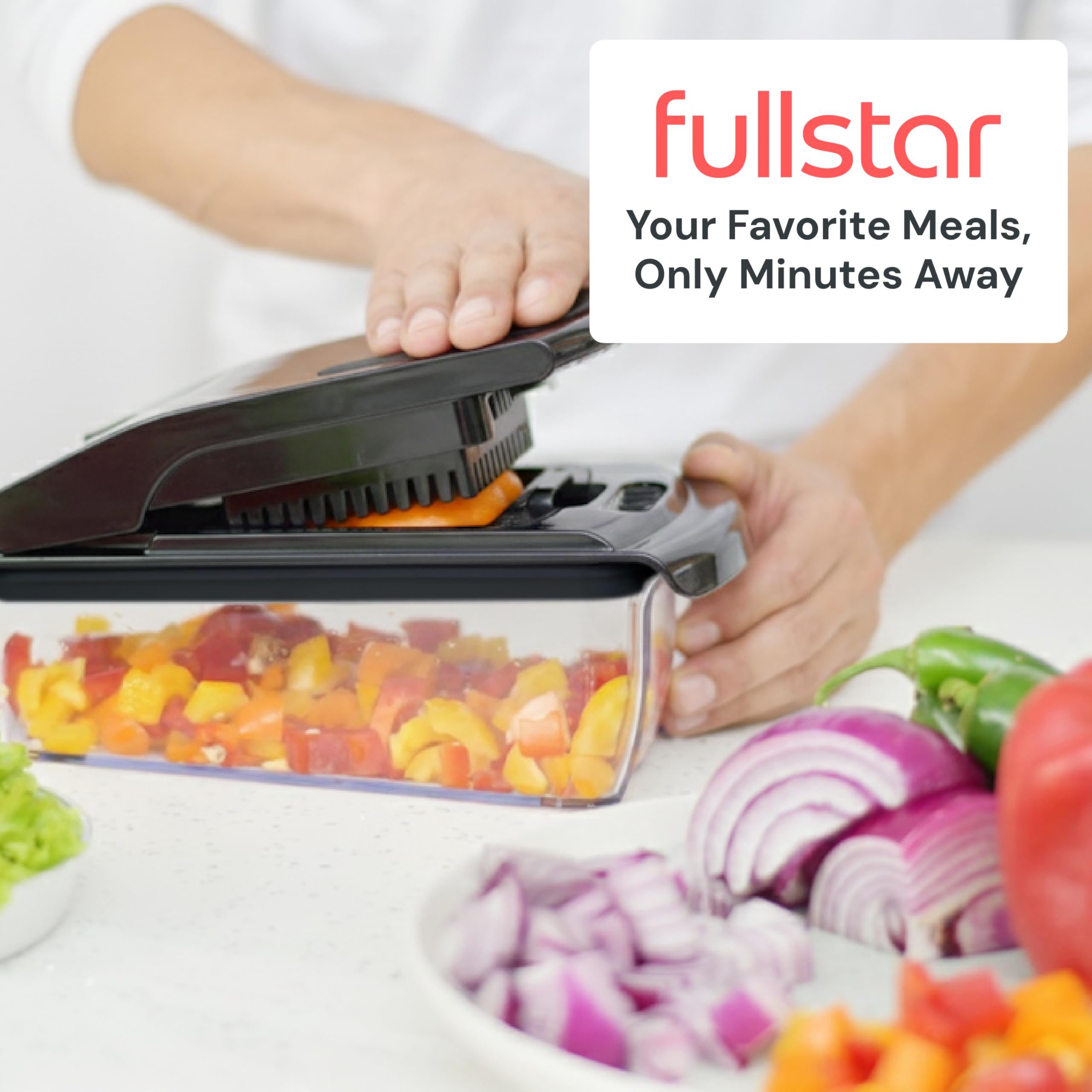 Fullstar dentro del lavavajillas estante superior para lavado fácil