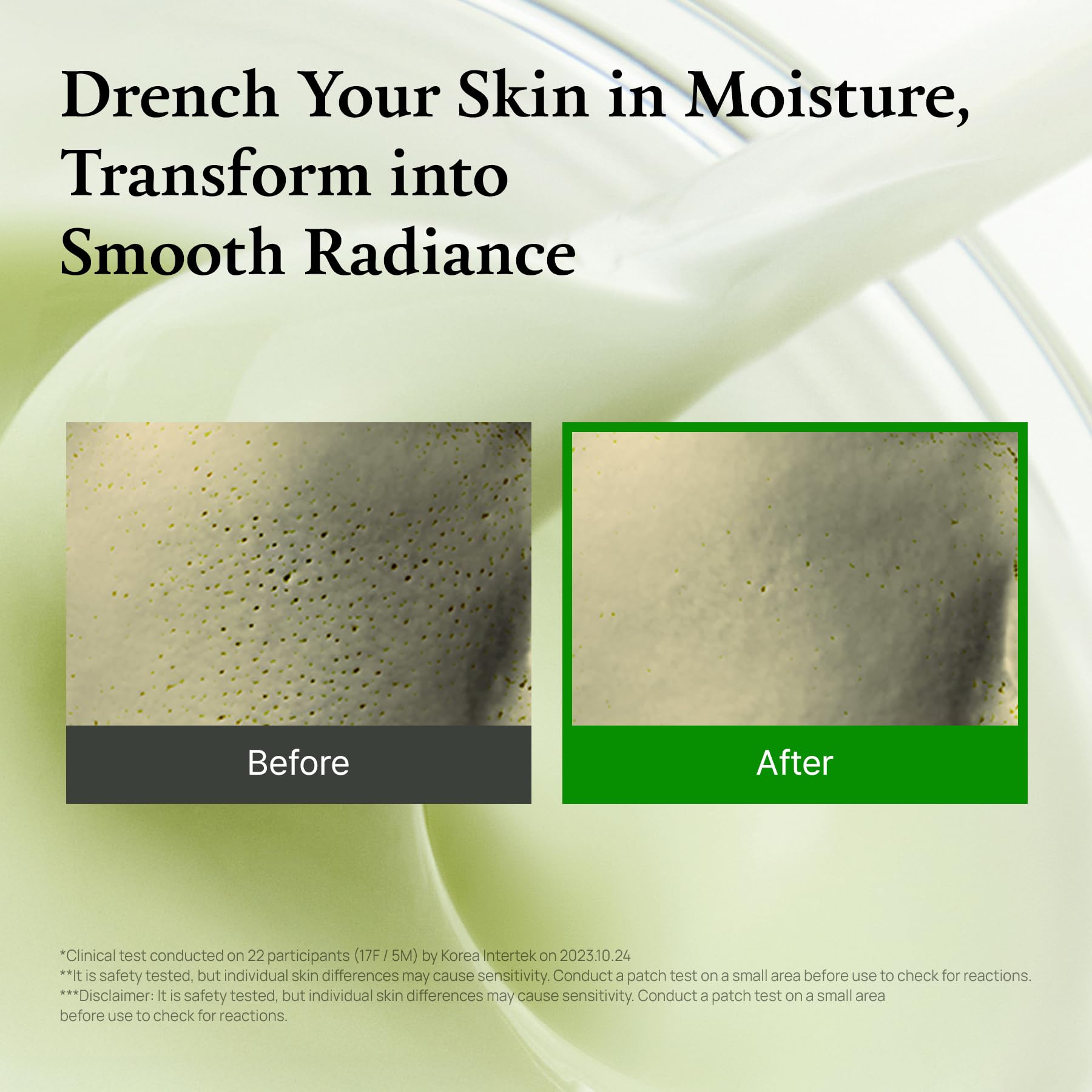 FULLY crema aplicada en rostro para reducir poros y mejorar textura