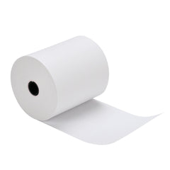 FungLam primer plano textura del papel térmico, impresión nítida