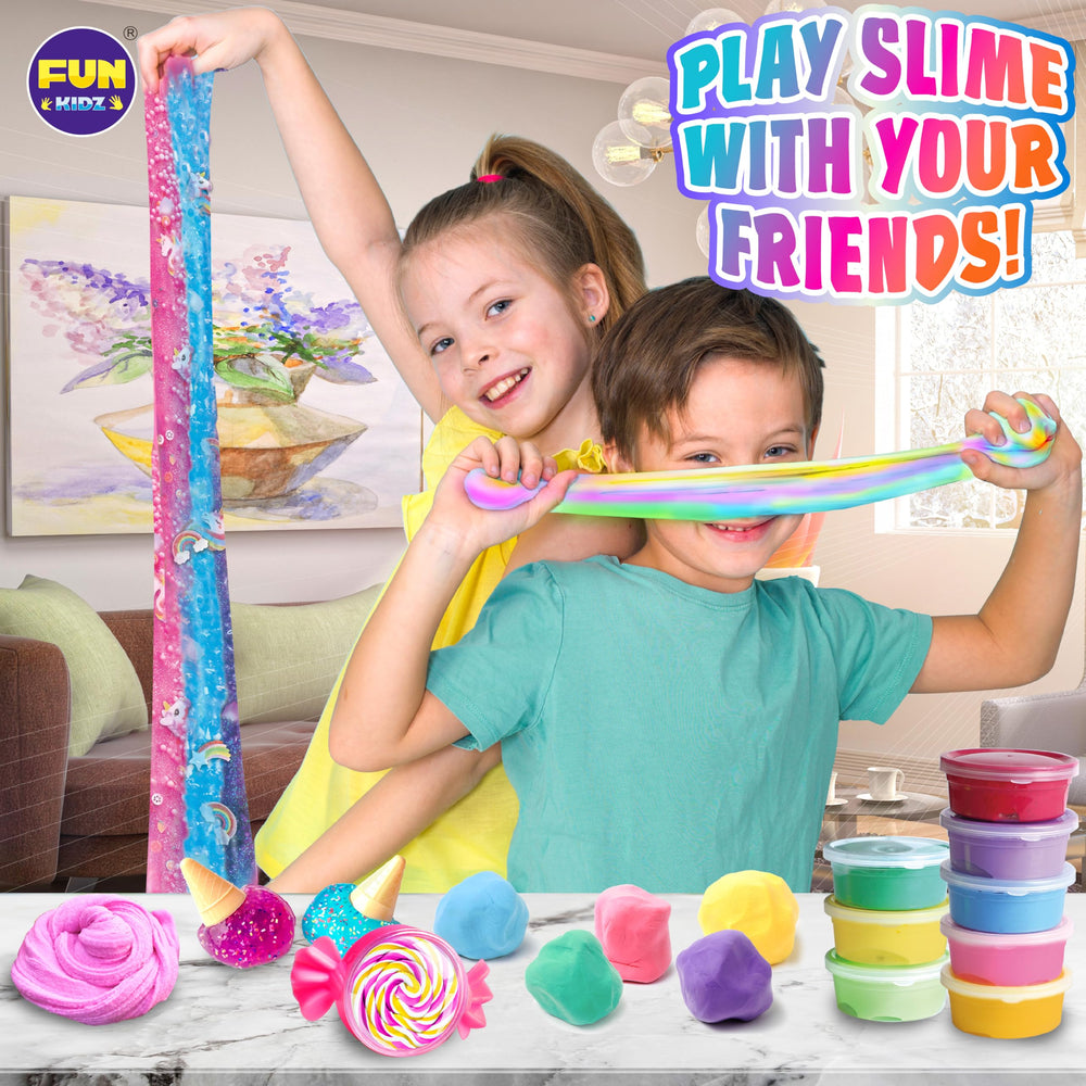FUN KIDZ butter slime texture detail showing soft, spreadable consistency