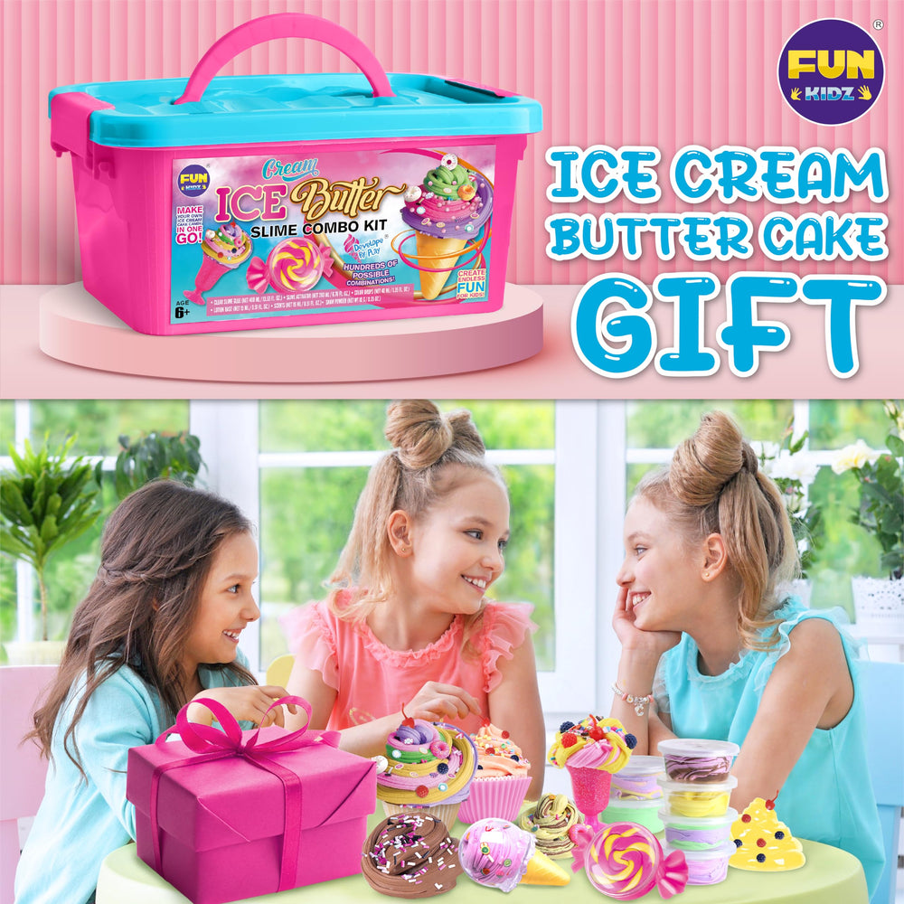 FUN KIDZ seis envases herméticos para conservar el slime sin secarlo