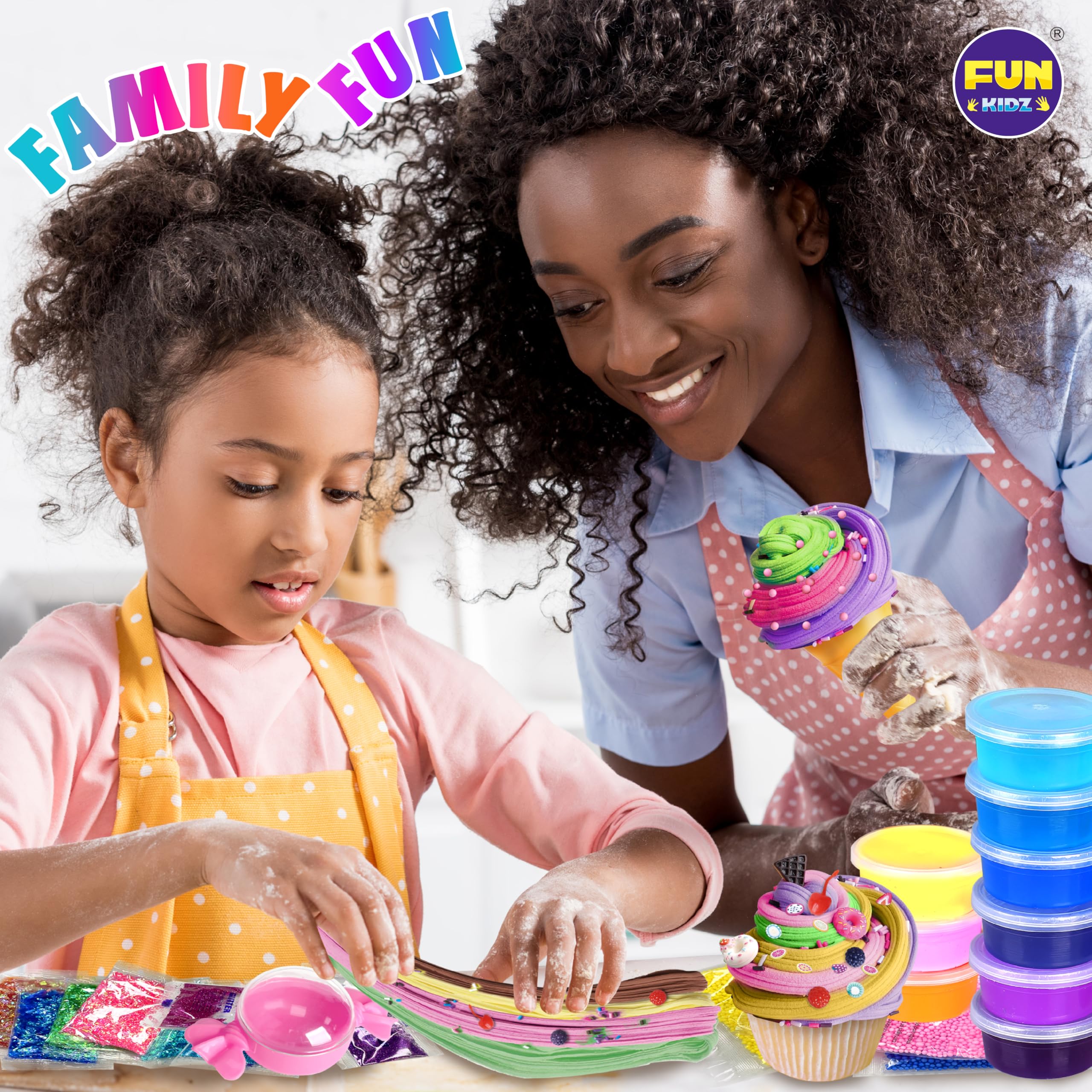 FUN KIDZ party favors displayed from box to show ready-to-share convenience