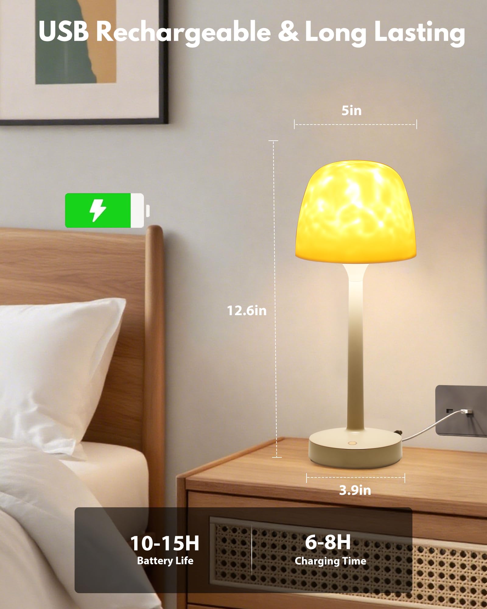 Funlenry luz de colores en baño creando ambiente romántico y relajante