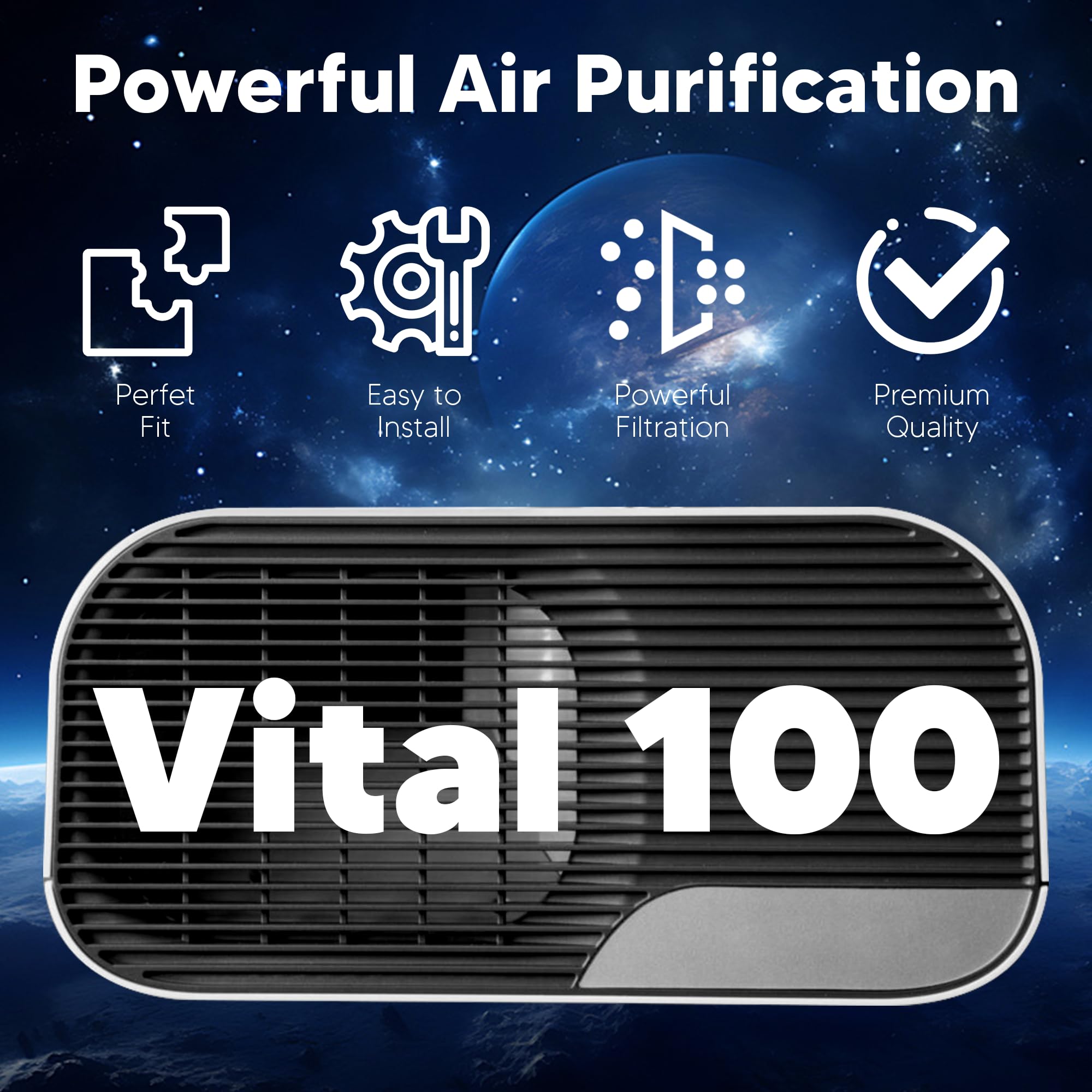 Funmit Vital 100 prefiltro lavable detalle alarga vida del filtro