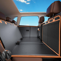 FURTIME front view of back seat cover protecting seats and expanding space