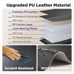 FURTIME fully extended cover displaying increased backseat area and dimensions