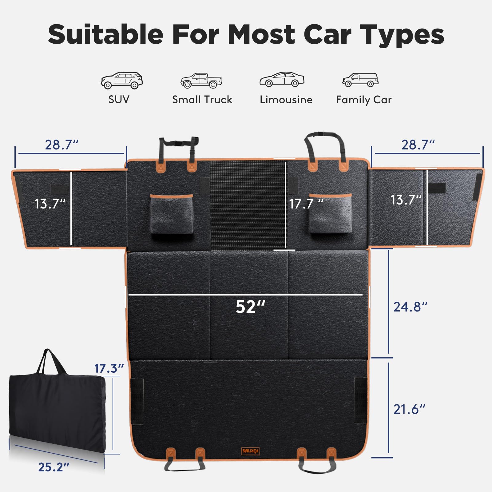 FURTIME packaged folded cover showing compact storage and easy transport