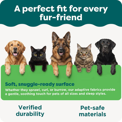 FurHaven playpen next to common items for quick size comparison