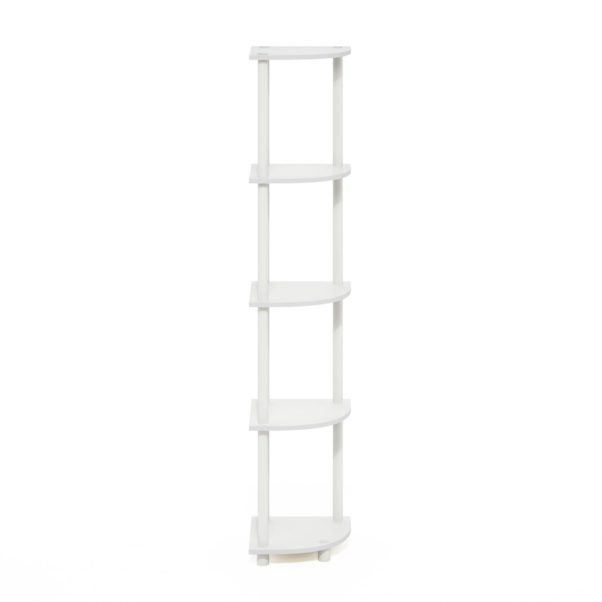 Furinno estantería decorada en dormitorio como solución elegante