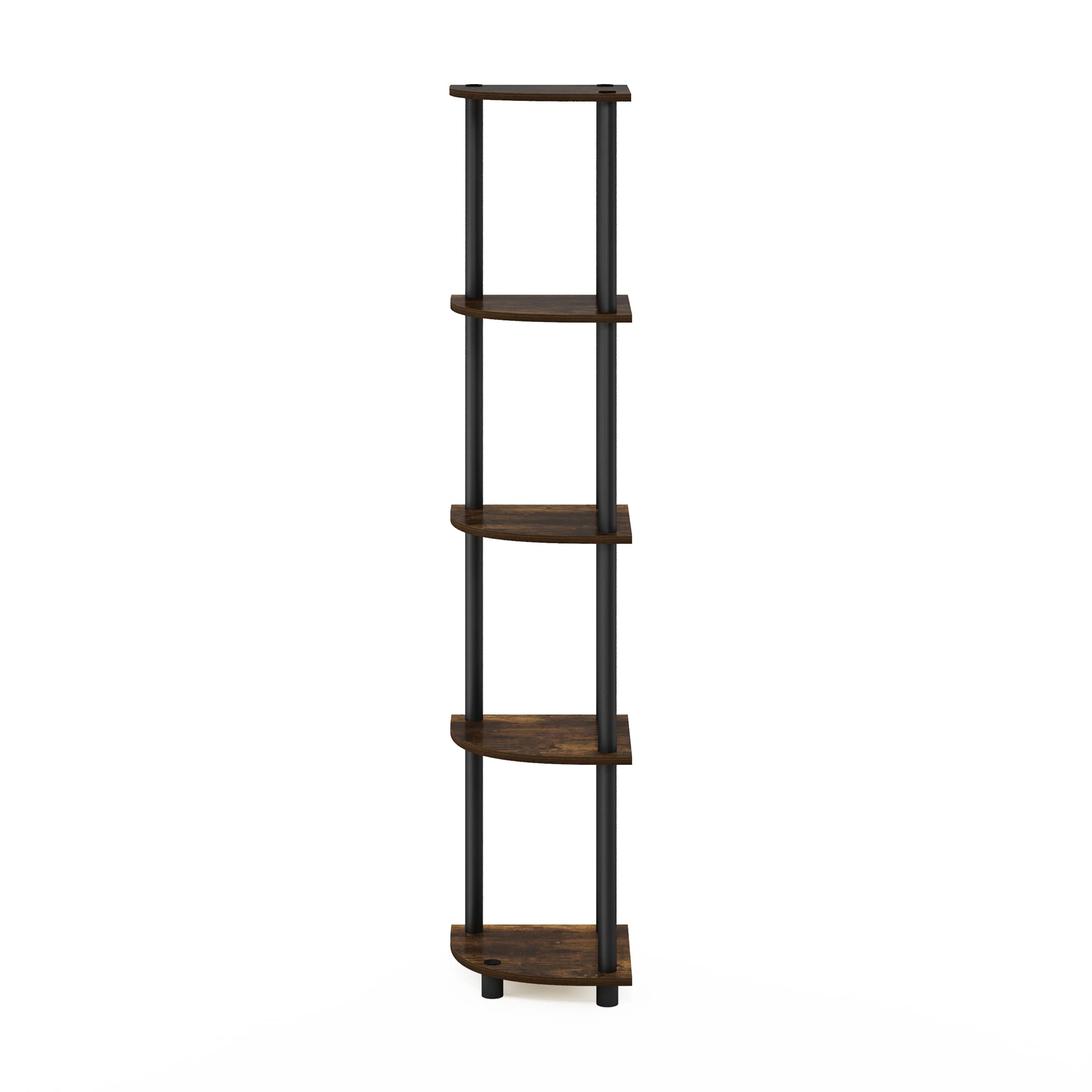 Furinno estantería en uso en salón con libros y adornos para organización práctica