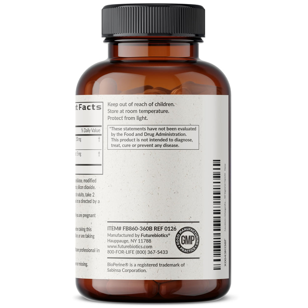Futurebiotics ingredientes y BioPerine ilustrando mejor absorción