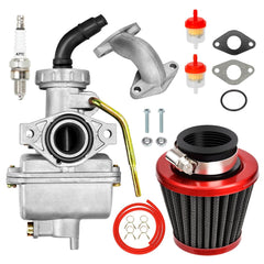 FVRITO carburador PZ20 frontal mostrando ajuste y durabilidad