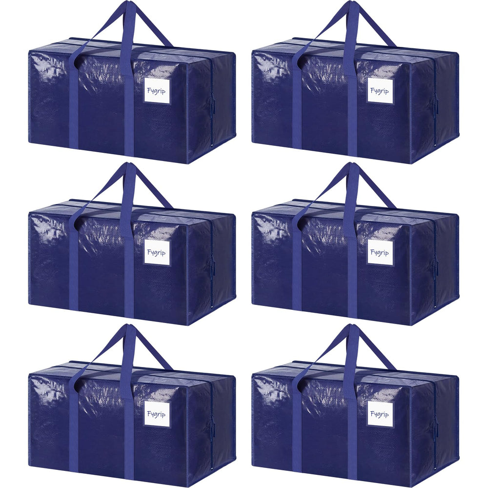FYGRIP vista frontal del pack de 6 mostrando tamaño y color azul oscuro