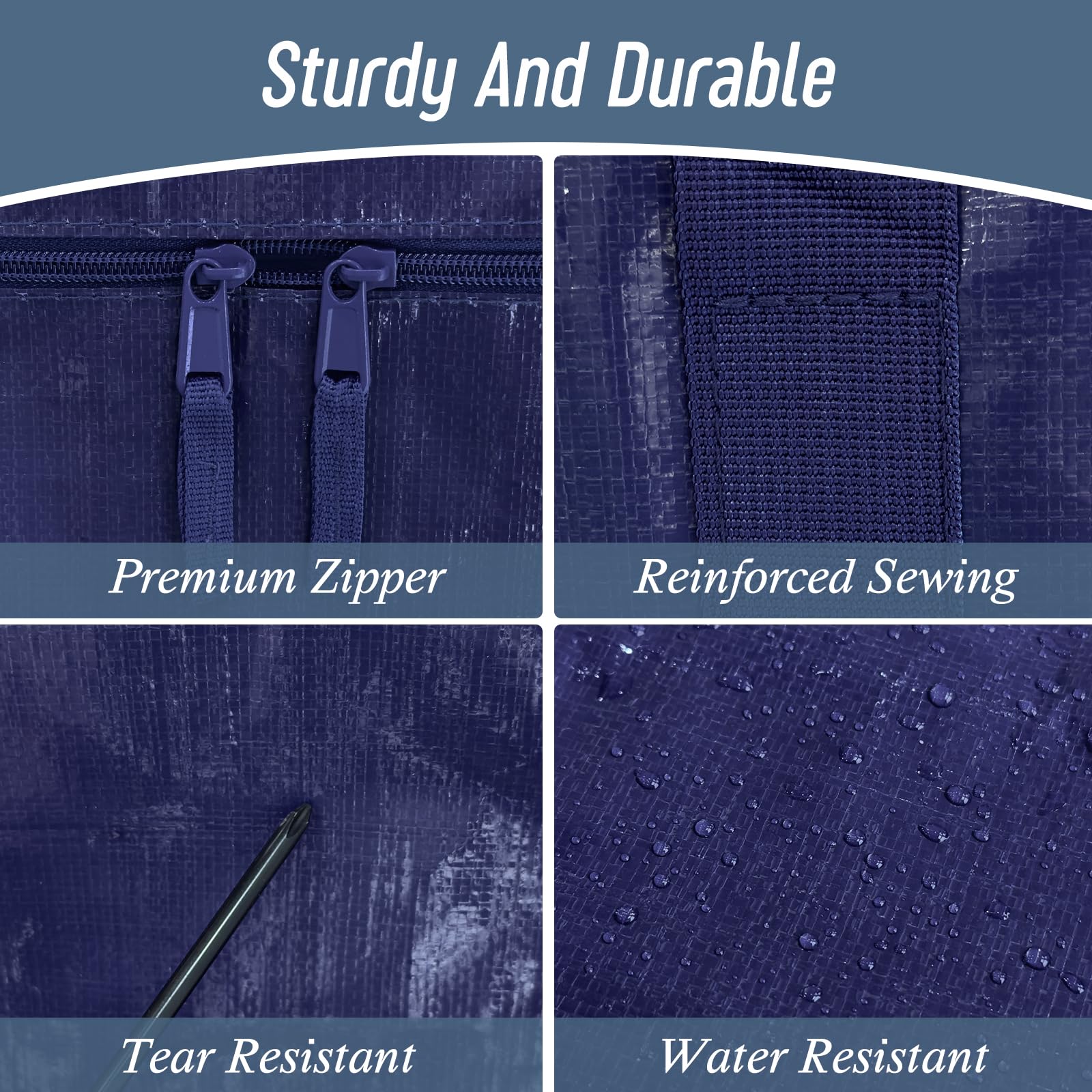 FYGRIP textura de tela PE 180 GMS mostrando resistencia y impermeabilidad