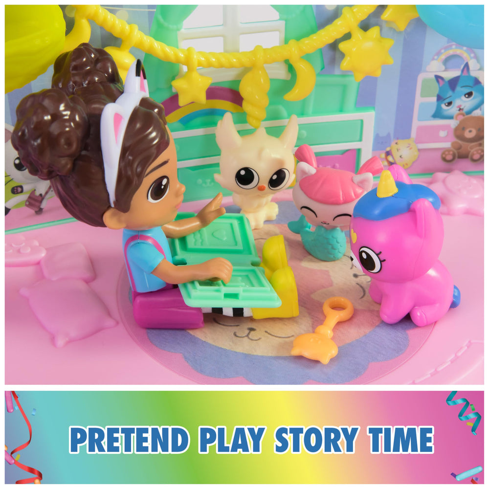 DREAMWORKS GABBY'S DOLLHOUSE comparación de tamaño en mano para referencia