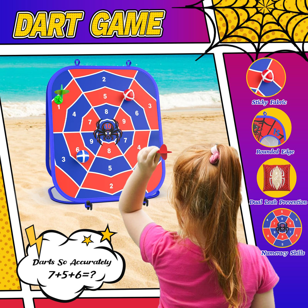 Gadetouq sticky dart face closeup demonstrating secure target surface