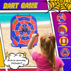 Gadetouq sticky dart face closeup demonstrating secure target surface