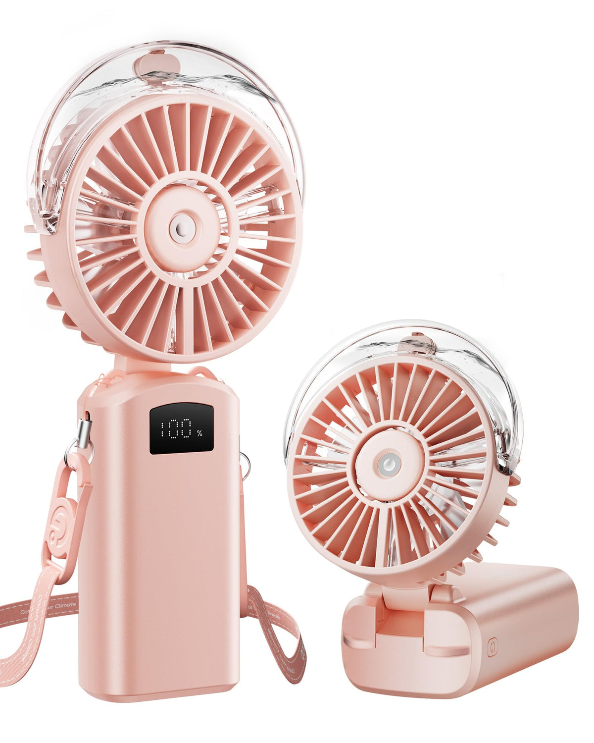 Gaiatop ventilador nebulizador vista frontal y diseño compacto