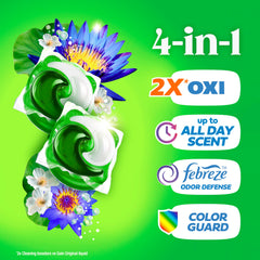 Gain espuma sobre tela que ilustra limpieza profunda y colores cuidados