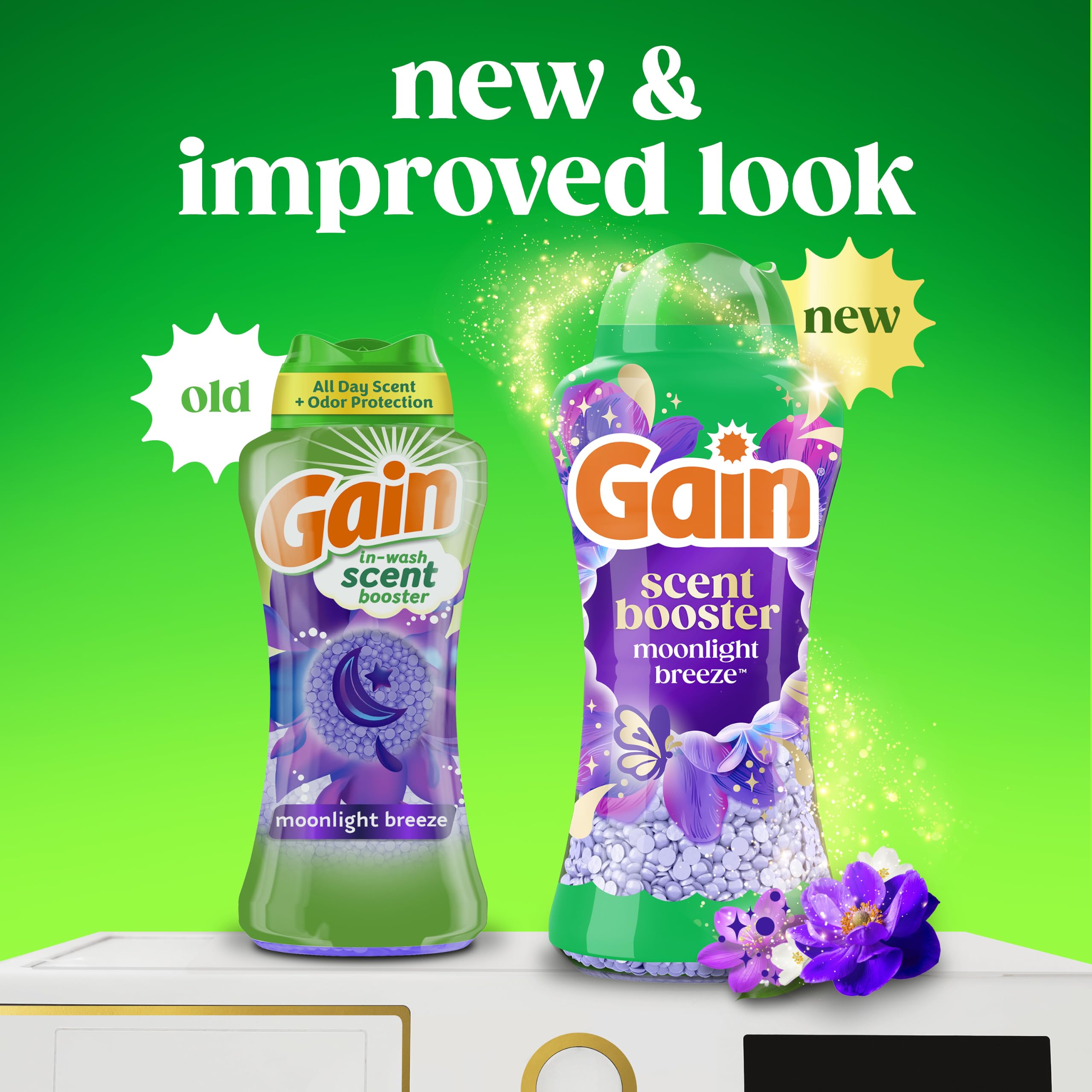 Perlas Gain Moonlight Breeze textura en primer plano mostrando aspecto y consistencia