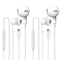 galawelly vista frontal del embalaje mostrando el pack de 2 auriculares
