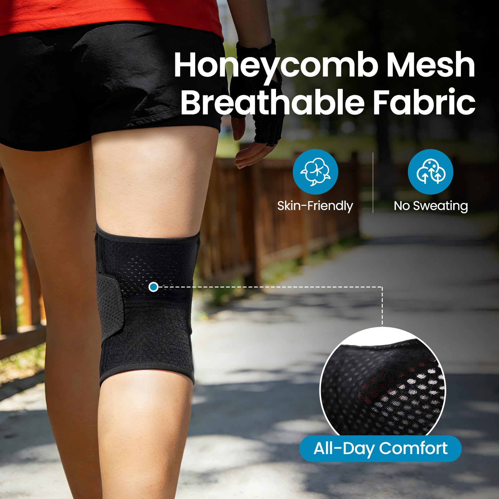 Galvaran adjustable V-shaped straps showing customizable compression fit