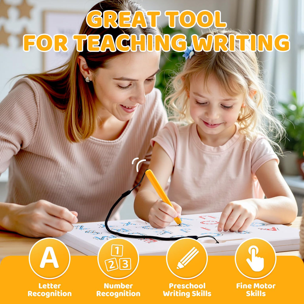 GAMENOTE empaque abierto mostrando pizarra y stylus, regalo educativo