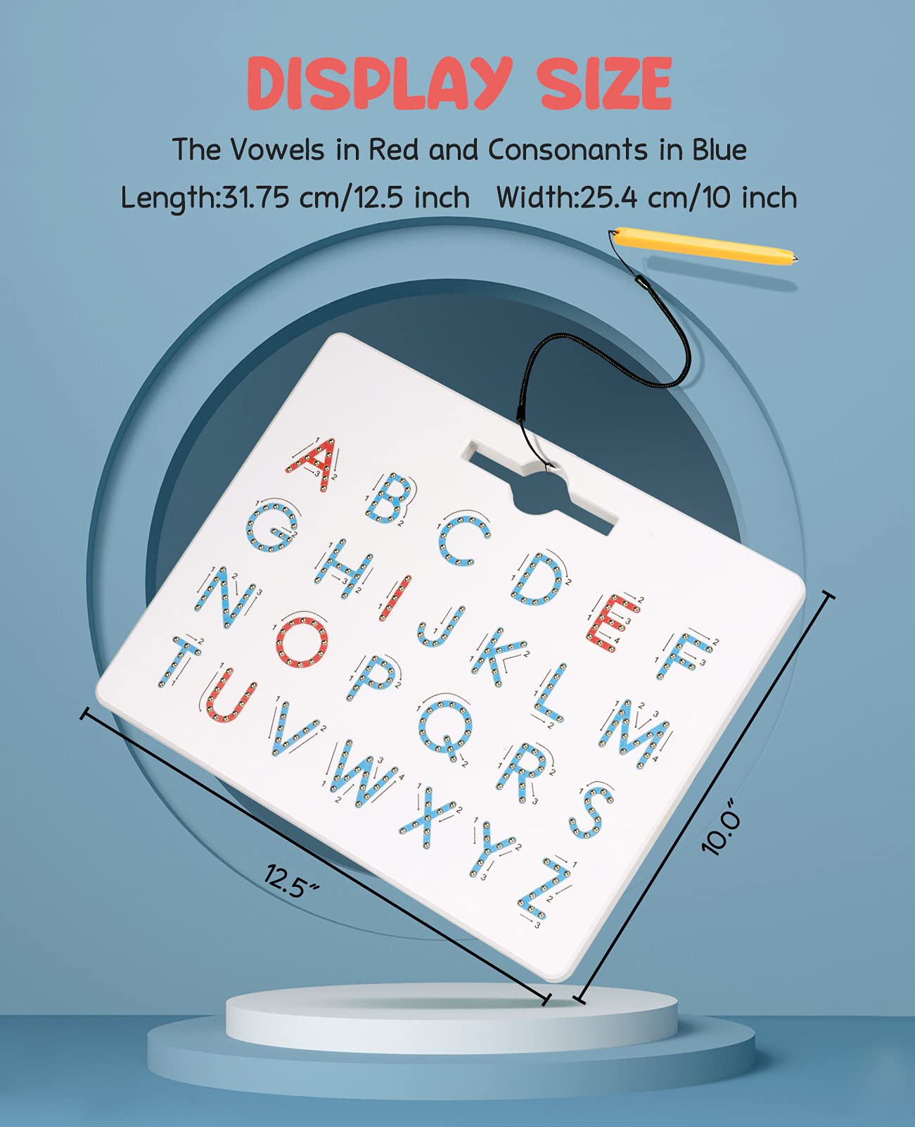 GAMENOTE reverso con letras minúsculas, facilita práctica de lectura y escritura
