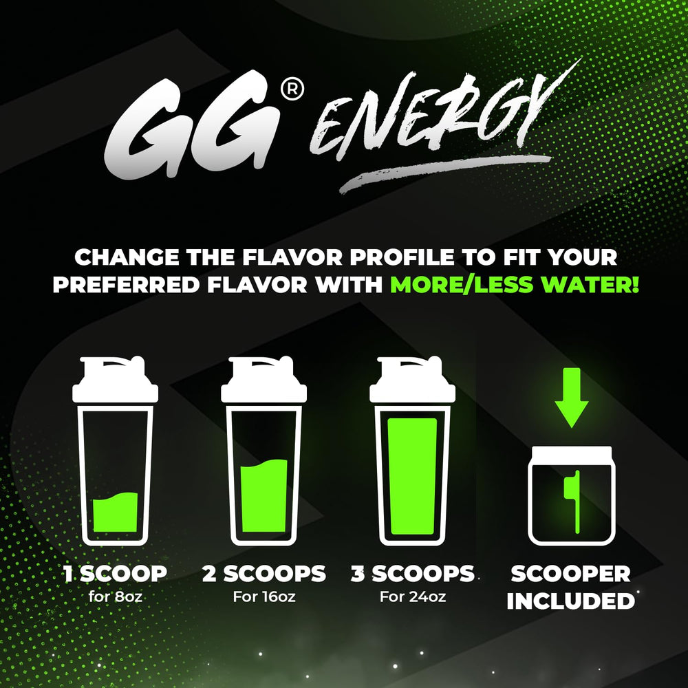Gamer Supps envase junto a objeto de referencia, muestra tamaño y cantidad