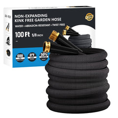 GAMSOD manguera 100 ft frontal mostrando empaque resistente y longitud