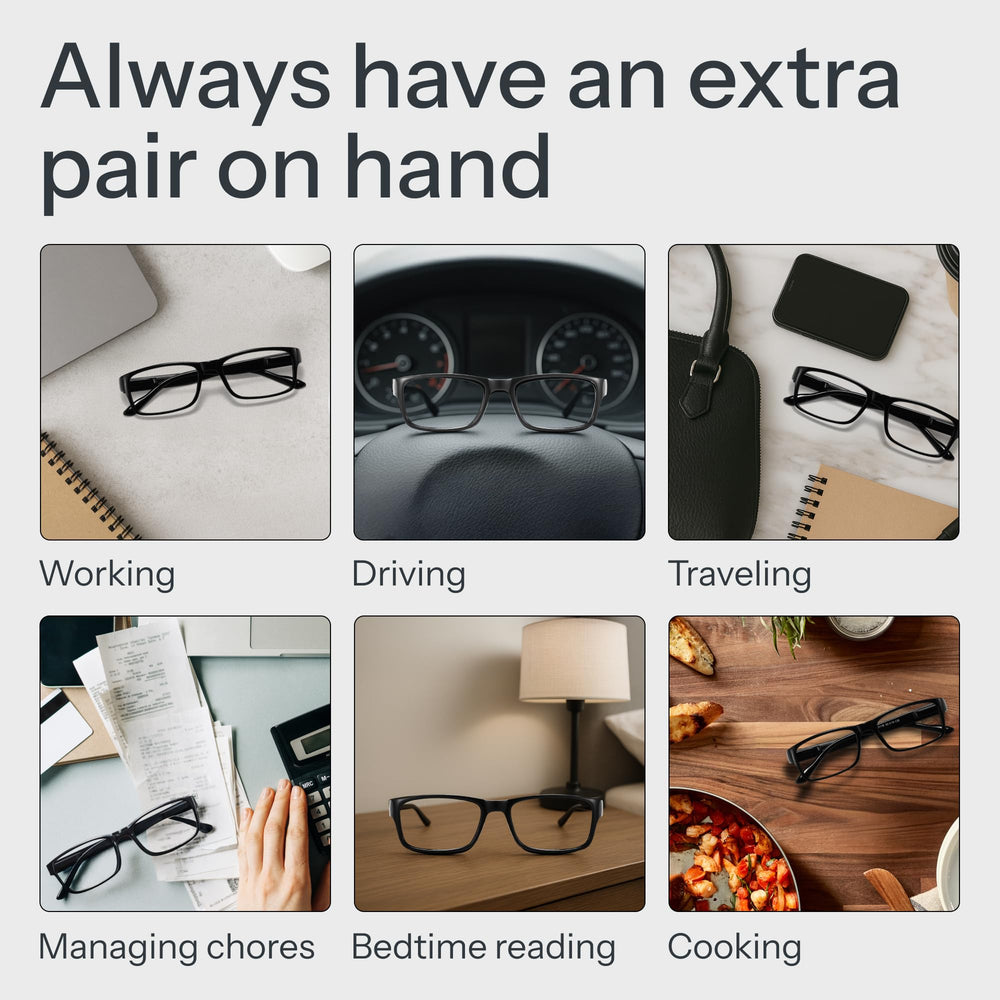 Gaoye gafas sobre mesa junto a ordenador, ideal para trabajo