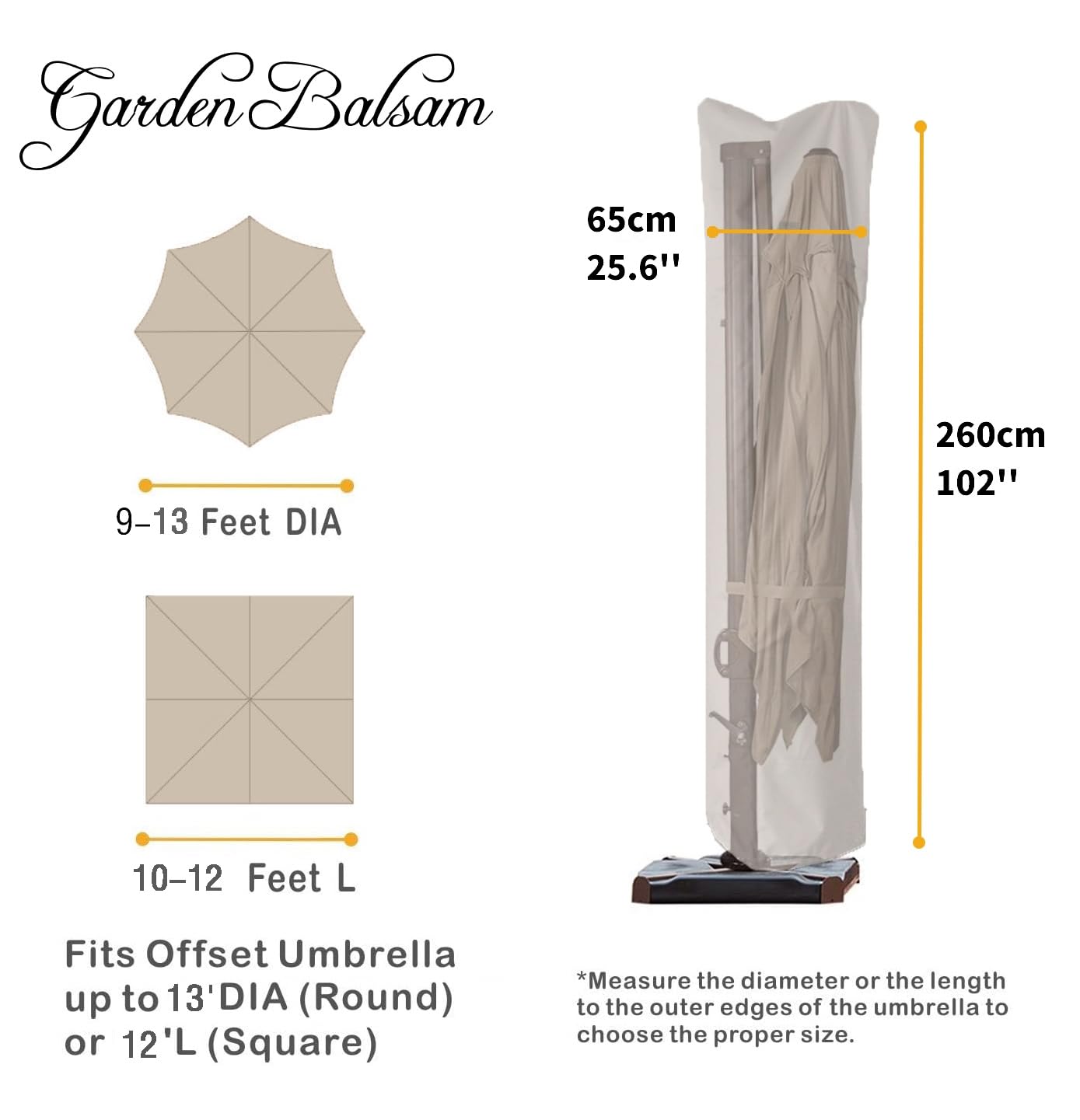 Garden Balsam close-up of full-length zipper for easy removal