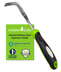 Garden Guru vista frontal del embalaje mostrando herramienta resistente
