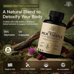 Garden of Herbz detalle de etiqueta con ingredientes orgánicos listados